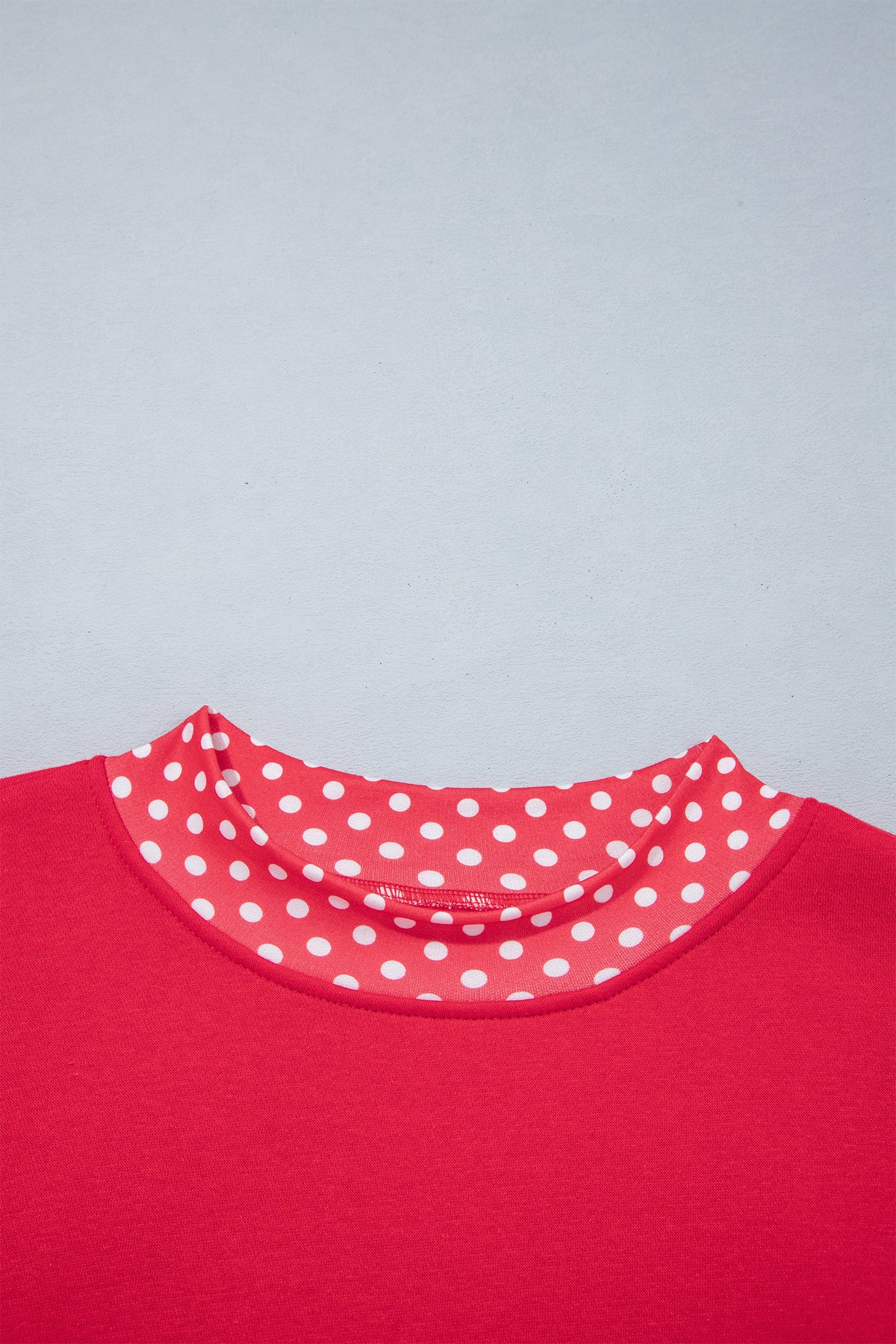 Polka Dot Oversized Sweatshirt
