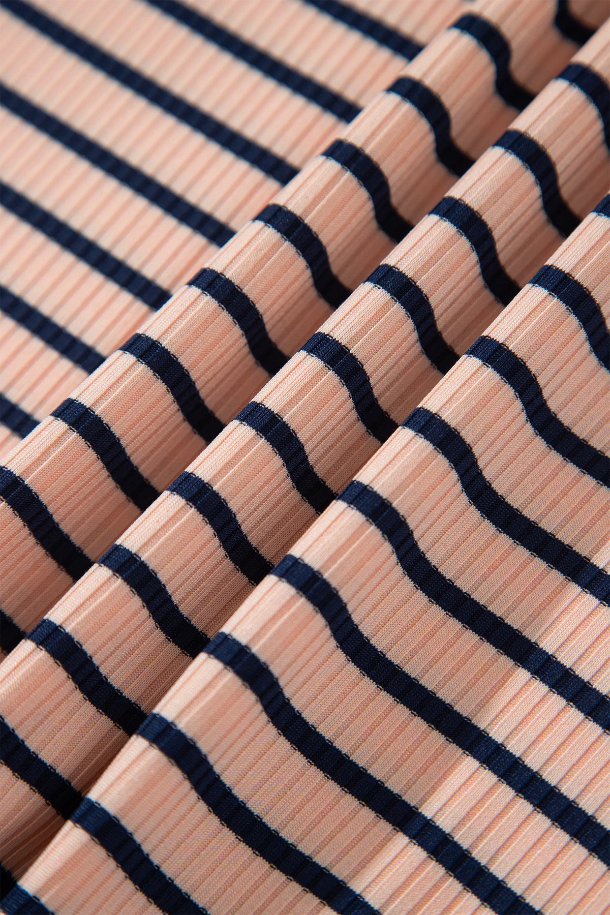 Striped Long Sleeve Plus Size Set