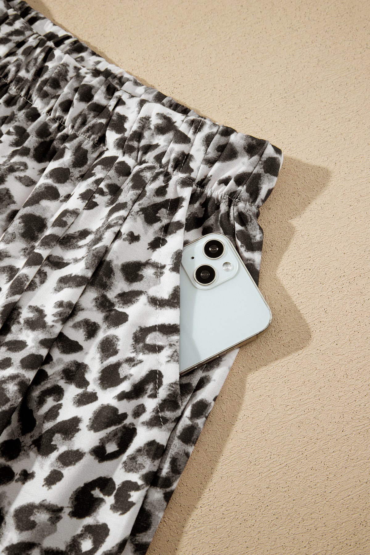 Leopard Print Full Length Pants