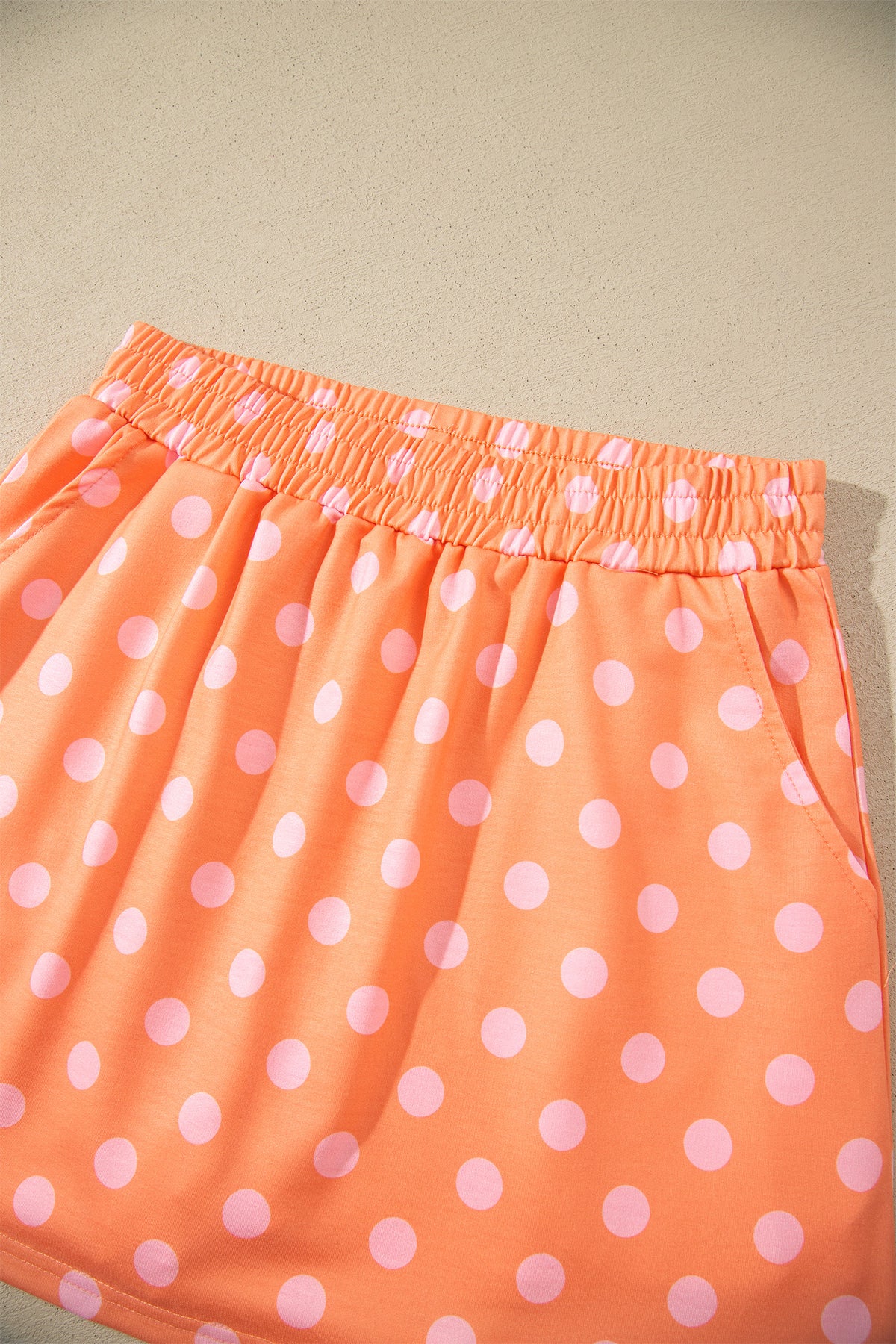 Polka Dot Long Sleeve Top w/Skort Set