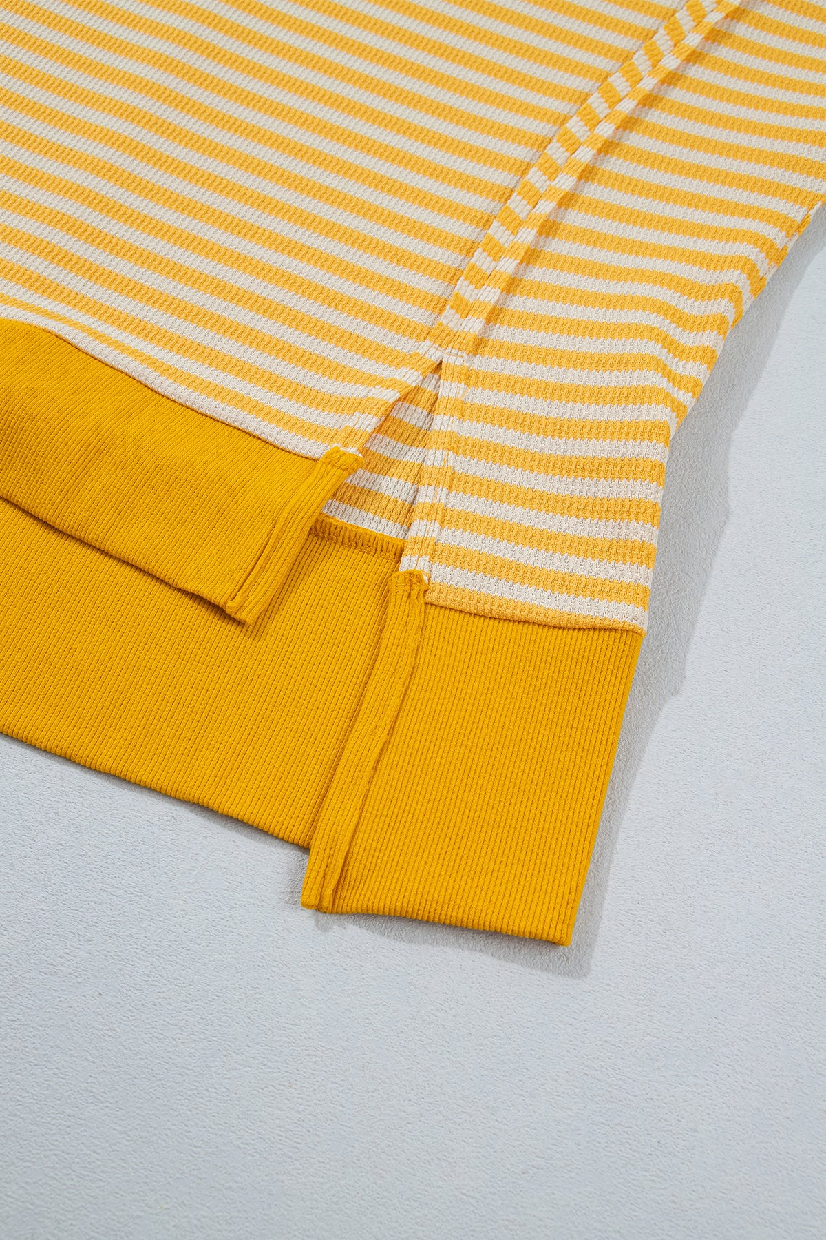 Stripe Knit Long Sleeve Top