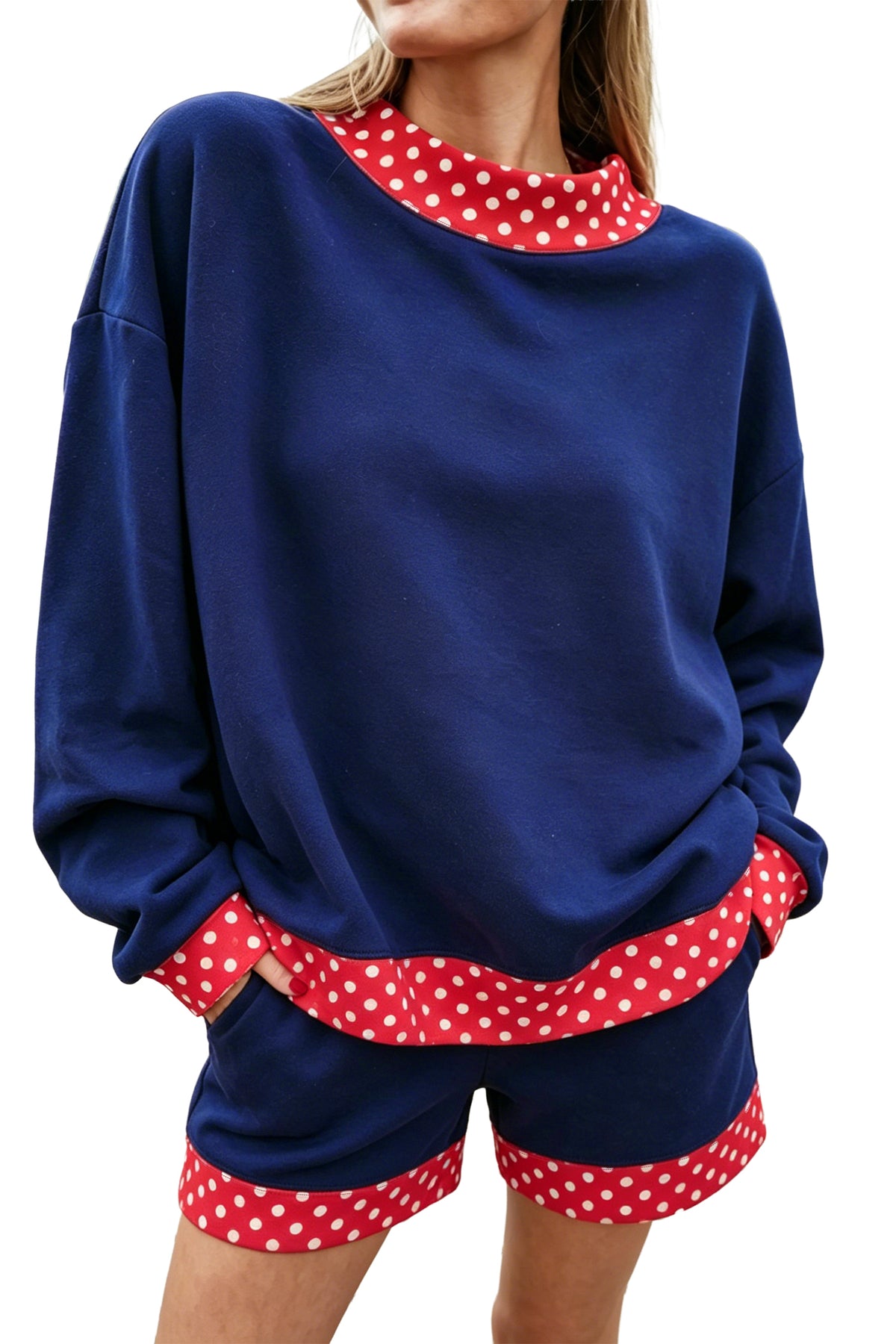 Gingham Pullover w/ Short Set