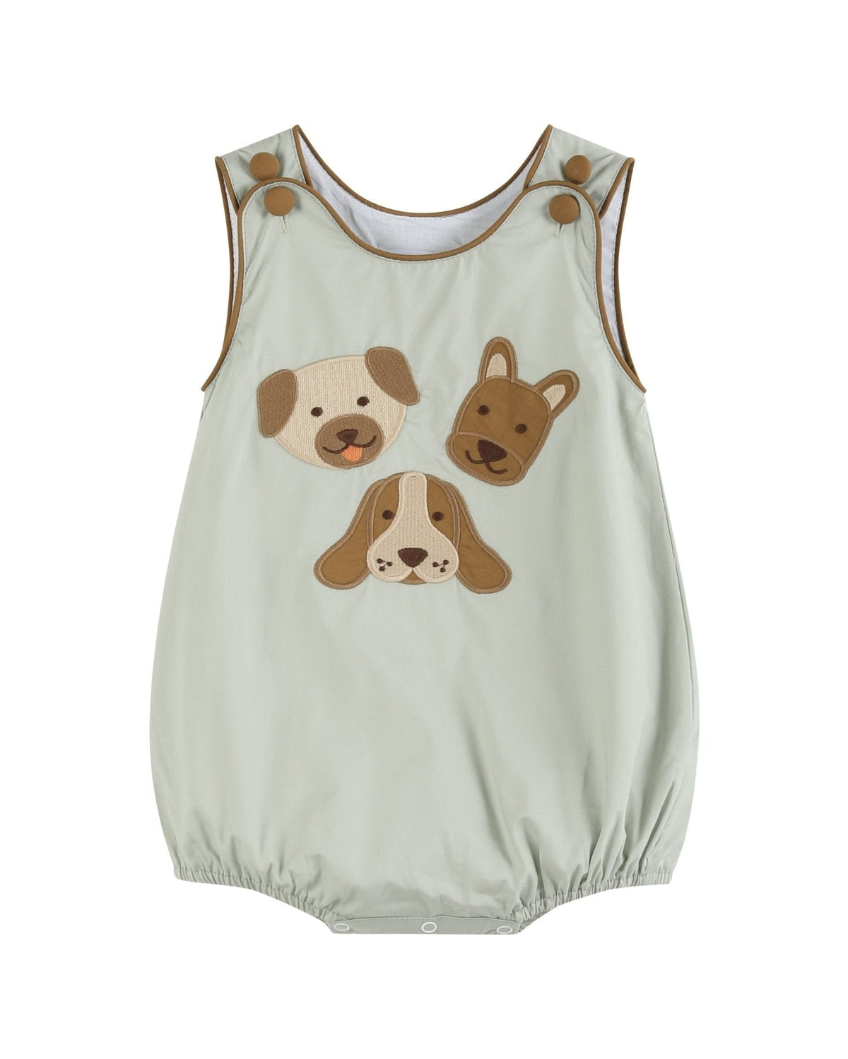 Dog Applique Bubble Romper