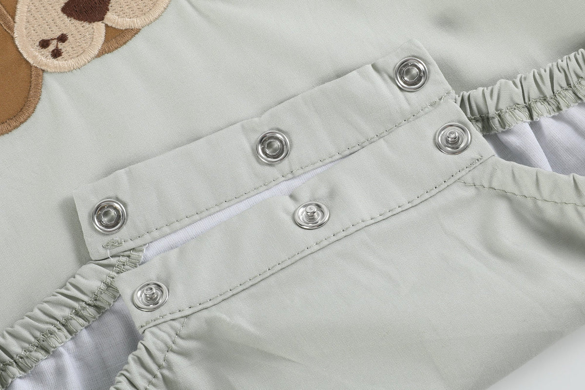Dog Applique Bubble Romper