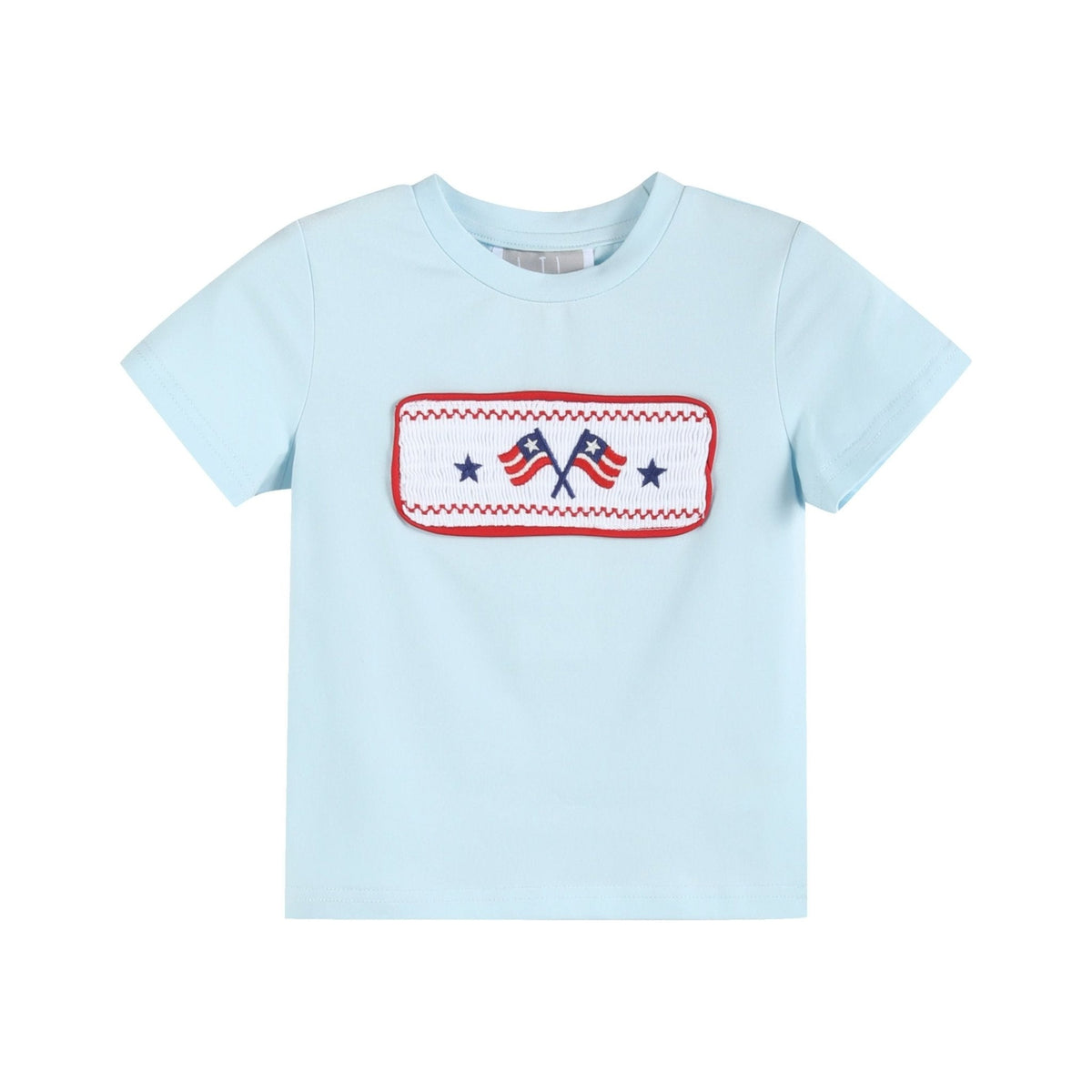USA Flag Smocked T-Shirt and Shorts Set