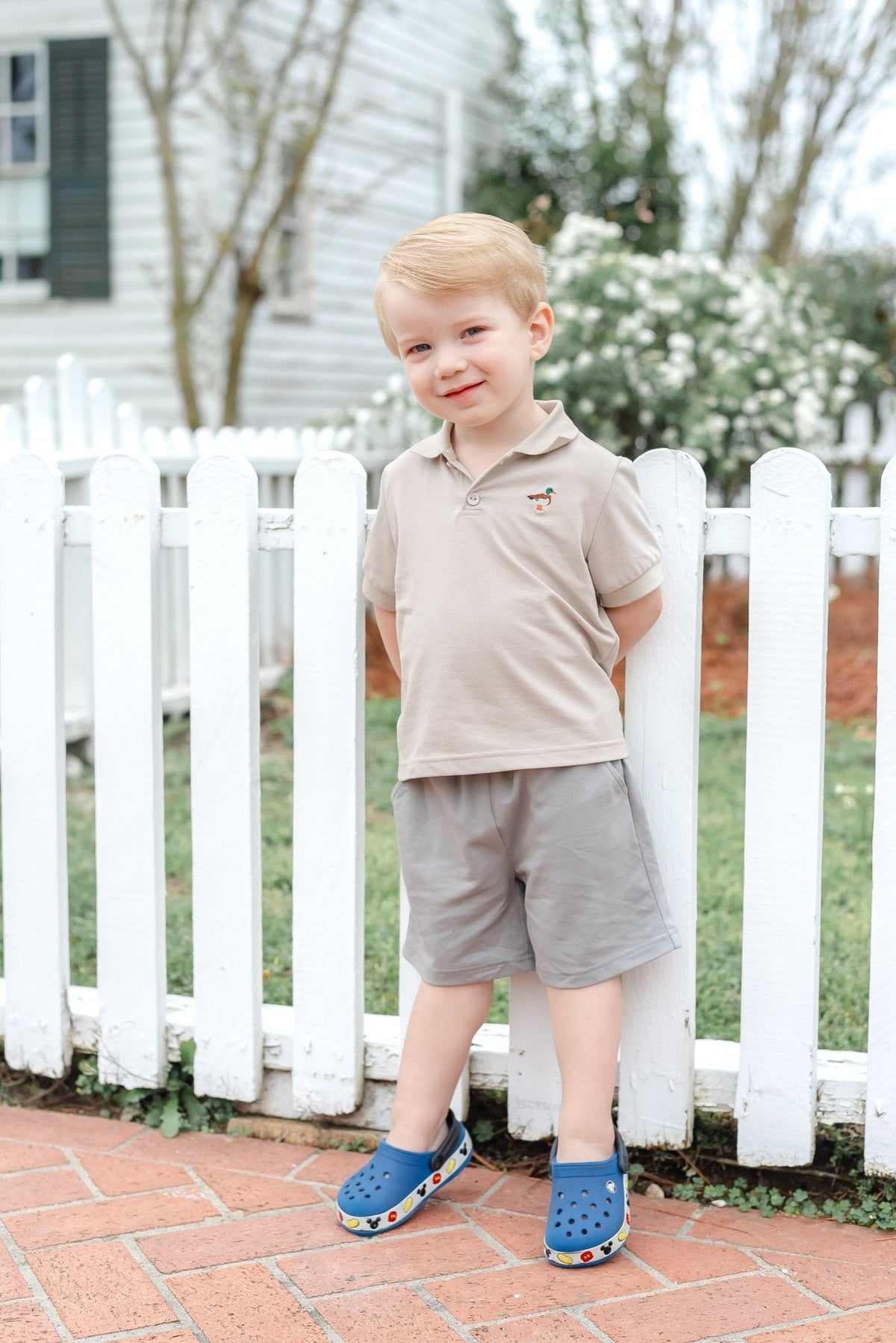 Light Brown Mallard Duck Polo Shirt