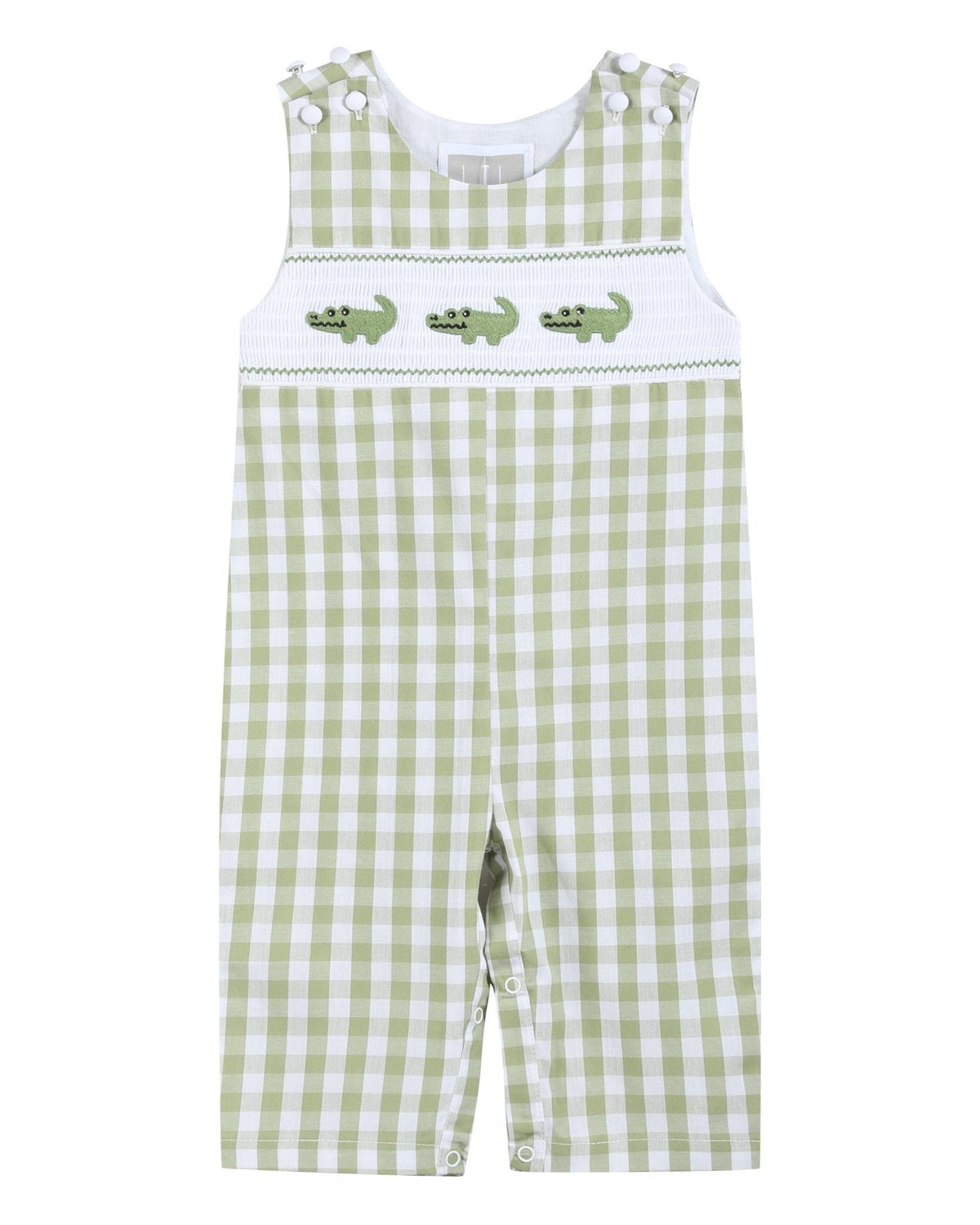 Alligator Smocked Longalls
