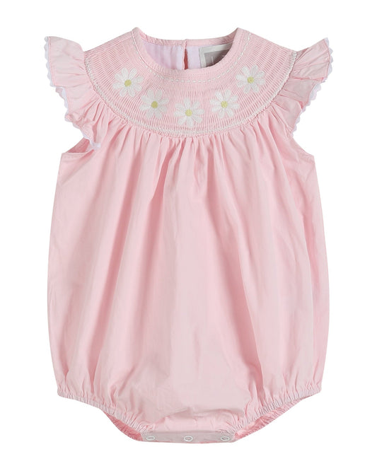 Daisy Smocked Ruffle Romper