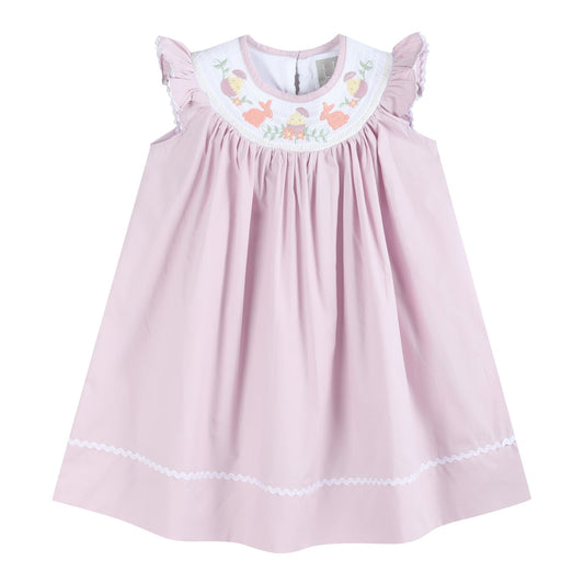Light Purple Smocked Dress