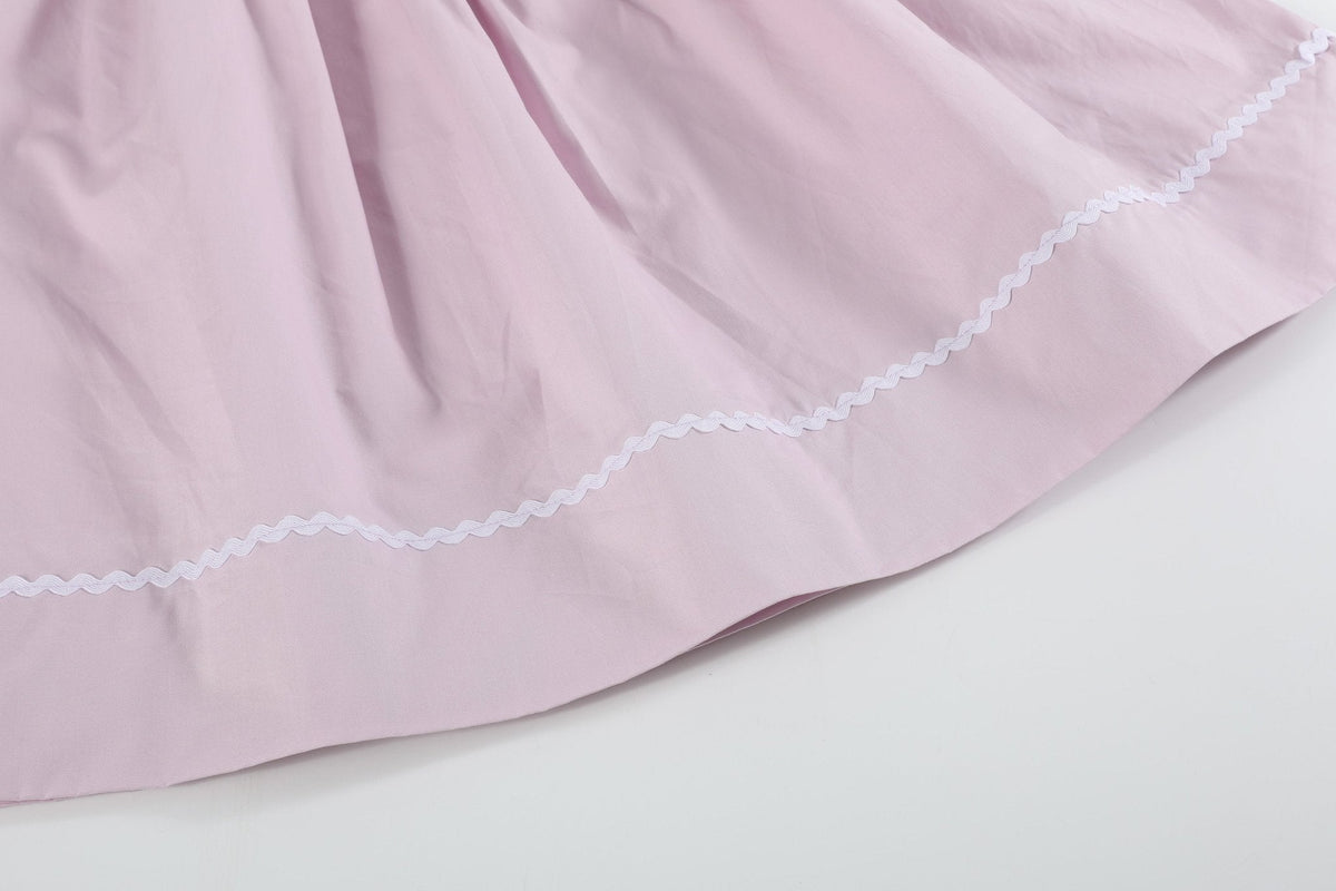 Light Purple Smocked Dress