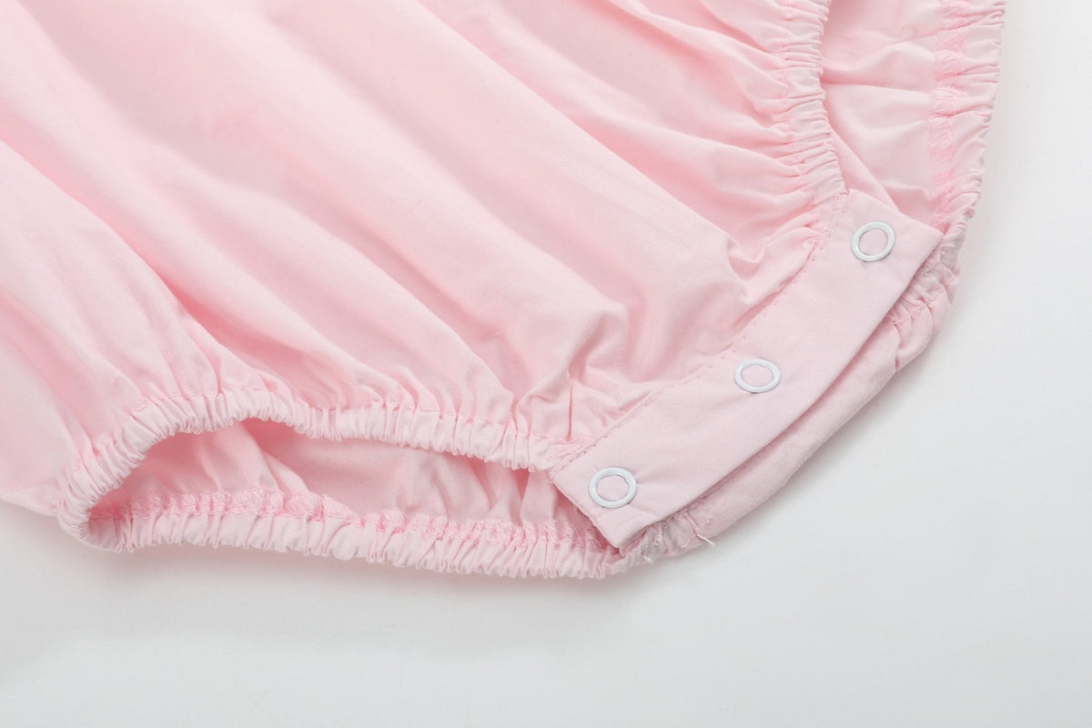 Strawberry Vine Smocked Romper