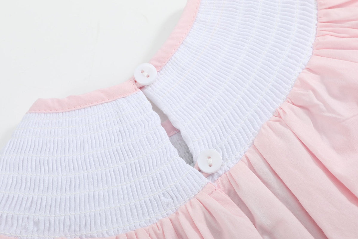 Strawberry Vine Smocked Romper