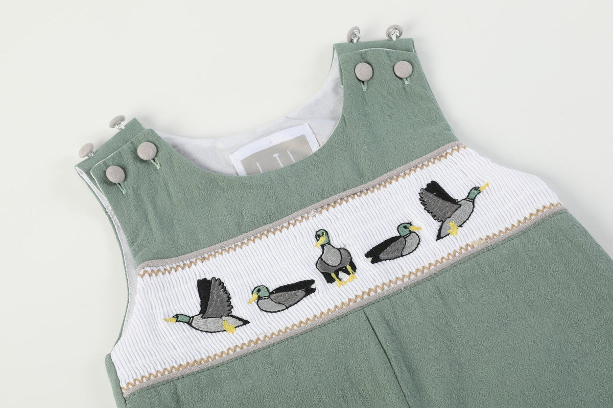 Mallard Smocked Overalls