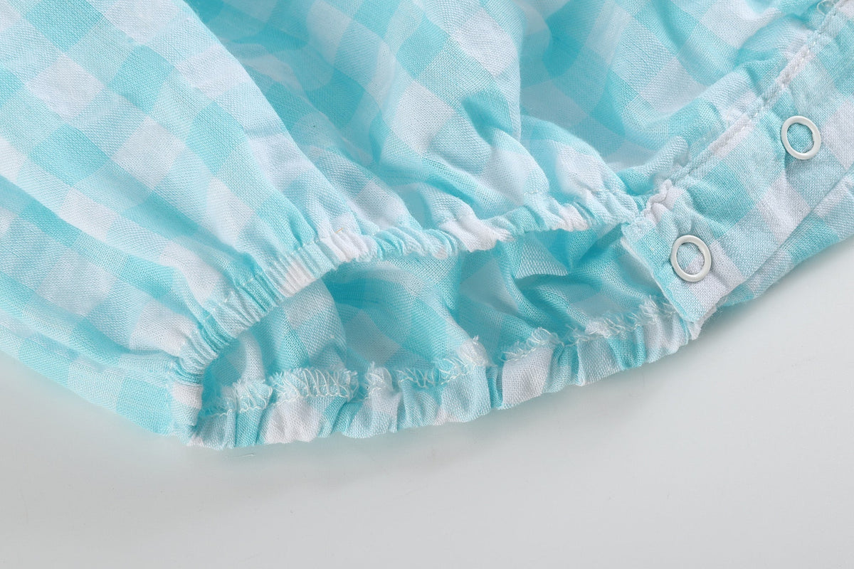 Whale Smocked Flutter Bubble Romper